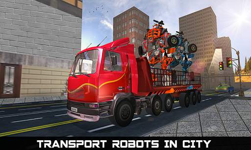 Robot Truck transportu samocho screenshot 1