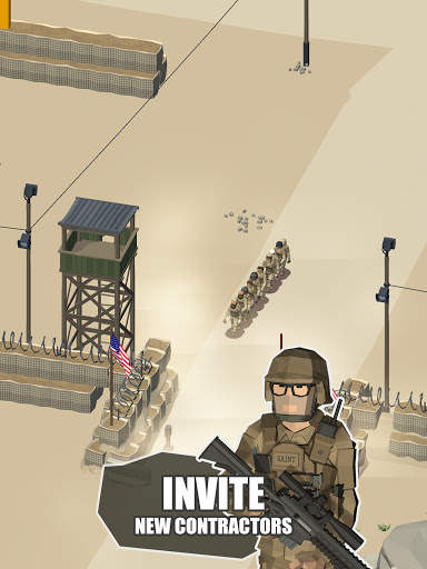 Idle Warzone 3d: Trò chơi quân sự screenshot 12