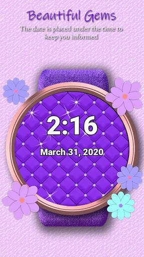 Beautiful Gems - Smartwatch Wear OS Watch Faces screenshot 4