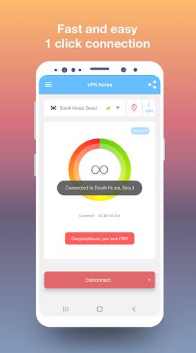 VPN Korea - free and fast Korean VPN screenshot 1
