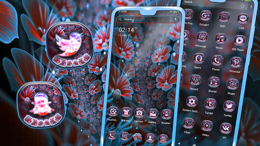 Fractal Flower Launcher Theme screenshot 1