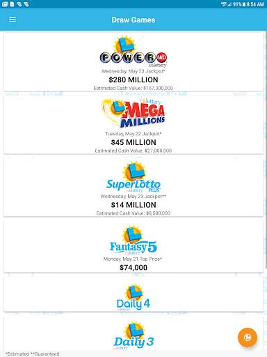 CA Lottery Official App screenshot 9