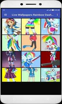 Live Wallpapers Rainbow Dash Styl screenshot 7