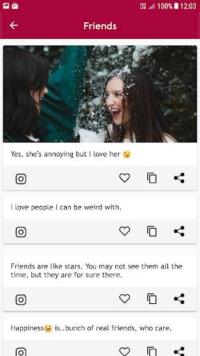 Captions for photos screenshot 2