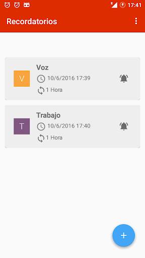 Recordatorios screenshot 1