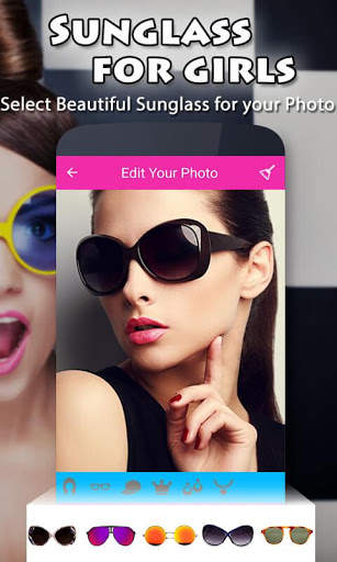 Girls Sunglass Photo Editor screenshot 5