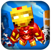 Free 3D Iron-man Craft Fight icon