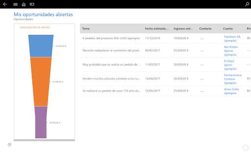 Dynamics 365 for Tablets screenshot 2