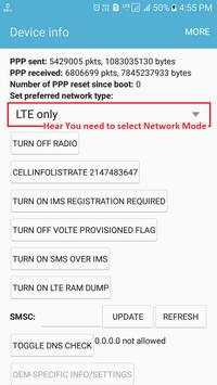 4G LTE Network Switcher screenshot 3