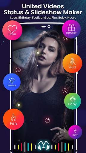 UV UnitedVideos - Music Bit Particle Video Status скриншот 3