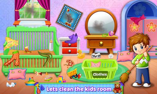 Home Cleanup Game | Doll House Cleaning | Doll set screenshot 5
