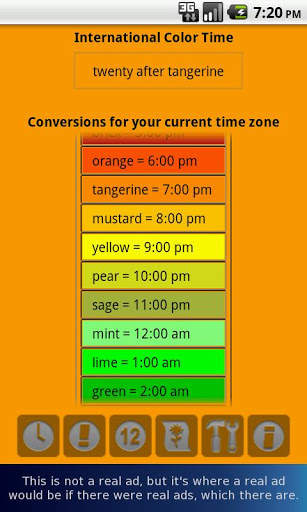 Color Time Clock Lite screenshot 2