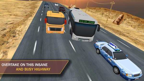 Racing In Bus : School Bus Highway Simulator screenshot 4