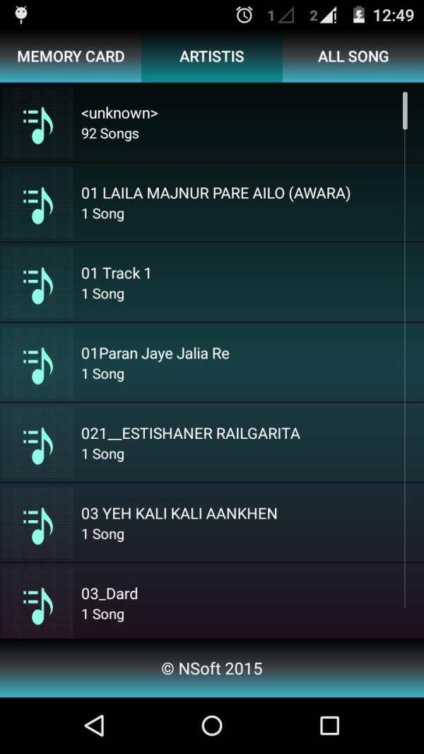 Free Mp3 Music Player : NTSS screenshot 5