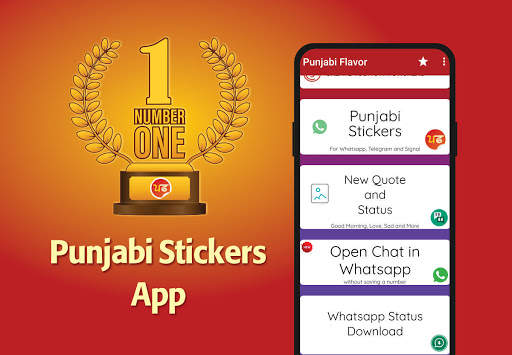 Animated Punjabi Stickers For Whatsapp and Status screenshot 1