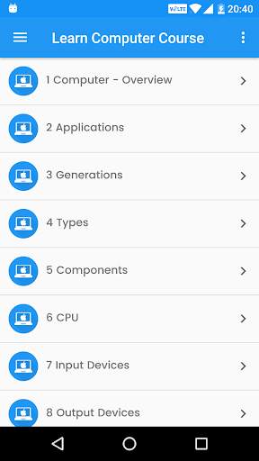Learn Computer Course - Offline screenshot 2