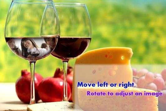 Wine Glass Photo Frame screenshot 1