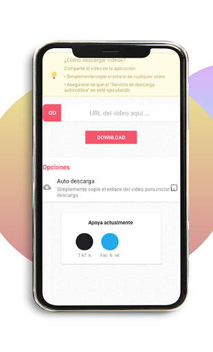 Descargar videos Redes Sociales- Gratis HD screenshot 1