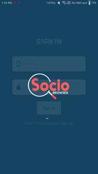 Earn Money - Socio Browser screenshot 1