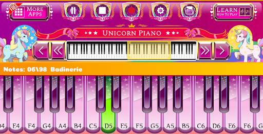 Piano do unicórnio screenshot 5