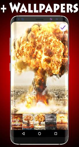 Nuclear Bomb Wallpapers & Lock 3 تصوير الشاشة
