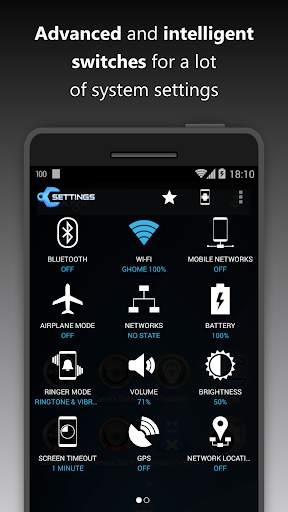 Settings screenshot 1