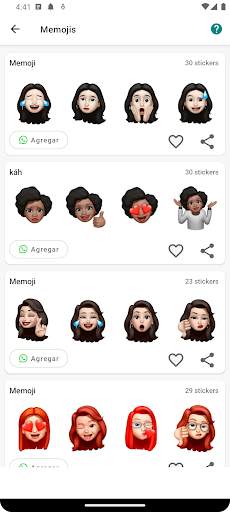 Figurinhas para WASticker screenshot 2