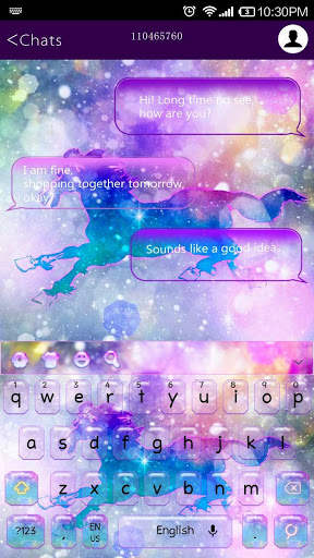 Starry Sky Horse Keyboard screenshot 3