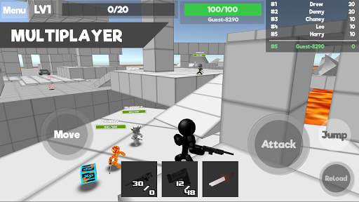 Stickman Unknown Battlegrounds screenshot 1