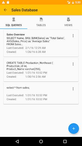 SQL Client screenshot 2