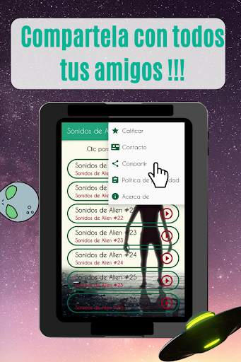 Sonidos de Aliens y OVNI para Celular gratis screenshot 5