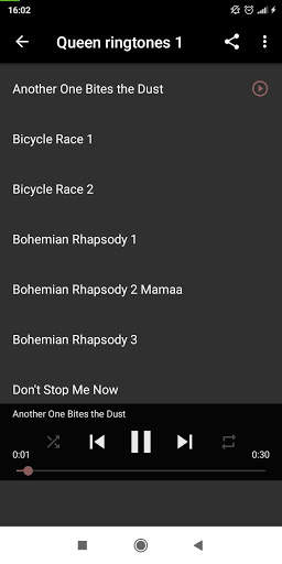 Queen ringtones app screenshot 3