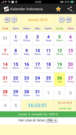 Kalender Indonesia screenshot 2