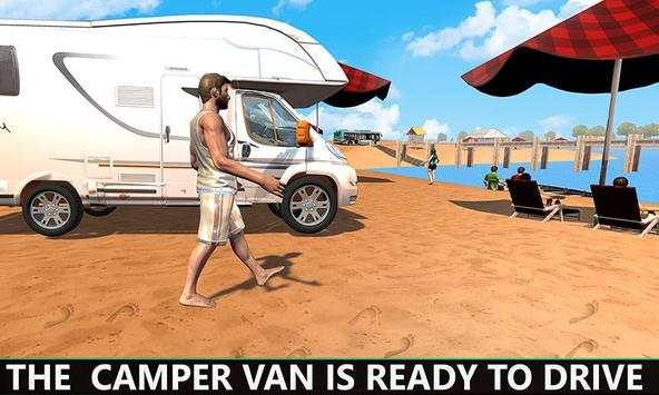 Camper Van Trailer Truck Driving Simulator screenshot 1