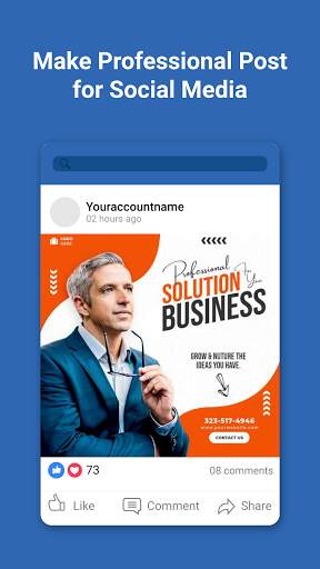 Social Media Post Maker: Graphic Design Ad Poster screenshot 4