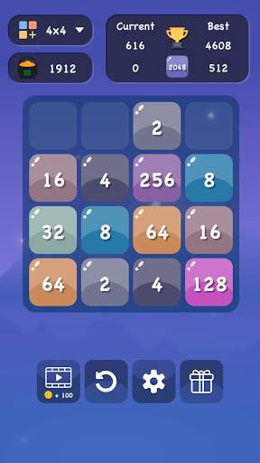 2048 Classic: Number Block Puzzle & Merge Game screenshot 2