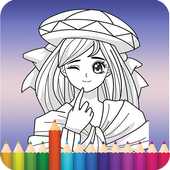 Princess Coloring Game For Girls icon
