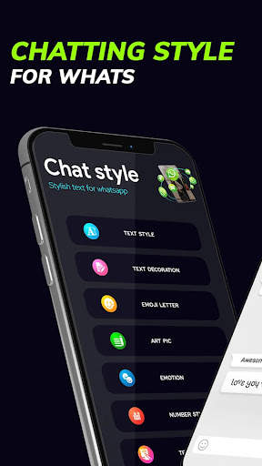 Chat Styles Fonts for Whatsapp screenshot 1