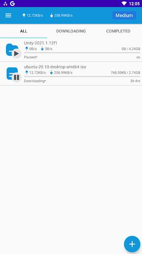 InTorrent-Torrent & Magnet Downloader screenshot 1