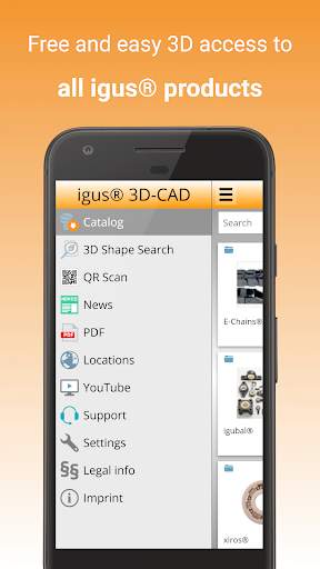 igus® 3D-CAD-Models screenshot 2