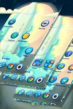 Blue Colour Launcher 5 تصوير الشاشة