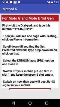 Use 4G jio on 3G Phone VoLTE screenshot 7