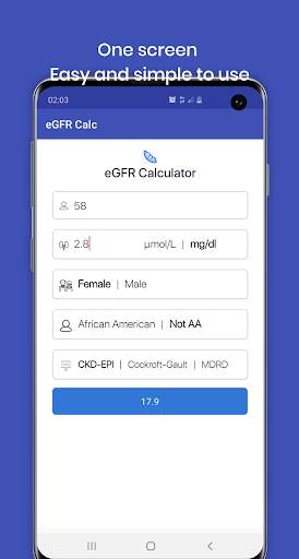 eGFR Calc - GFR calculator and tracker screenshot 4