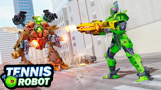 Tennis Ball Robot Car Transformation: Robot Game screenshot 1