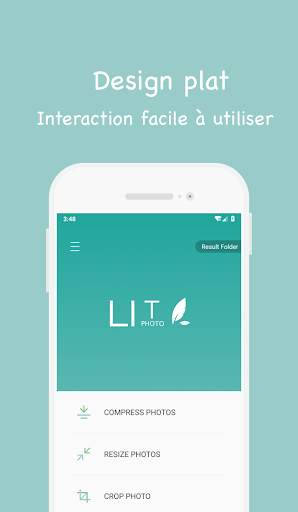 Compression et redimensionnement de photo screenshot 1