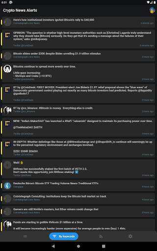 Crypto News Alerts - Track bitcoin news - altcoins screenshot 17