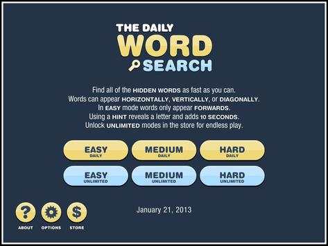 Daily Word Search screenshot 1