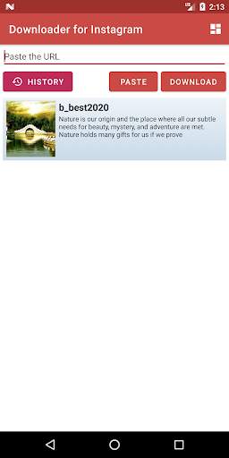 Downloader for Instagram screenshot 2