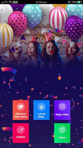 Birthday Video Maker with Song screenshot 1