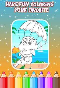 Shinchan Coloring Game screenshot 3